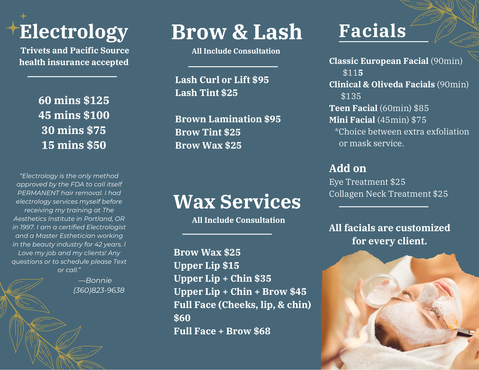 Green Yellow White Simple Minimalist Trifold Brochure - 2