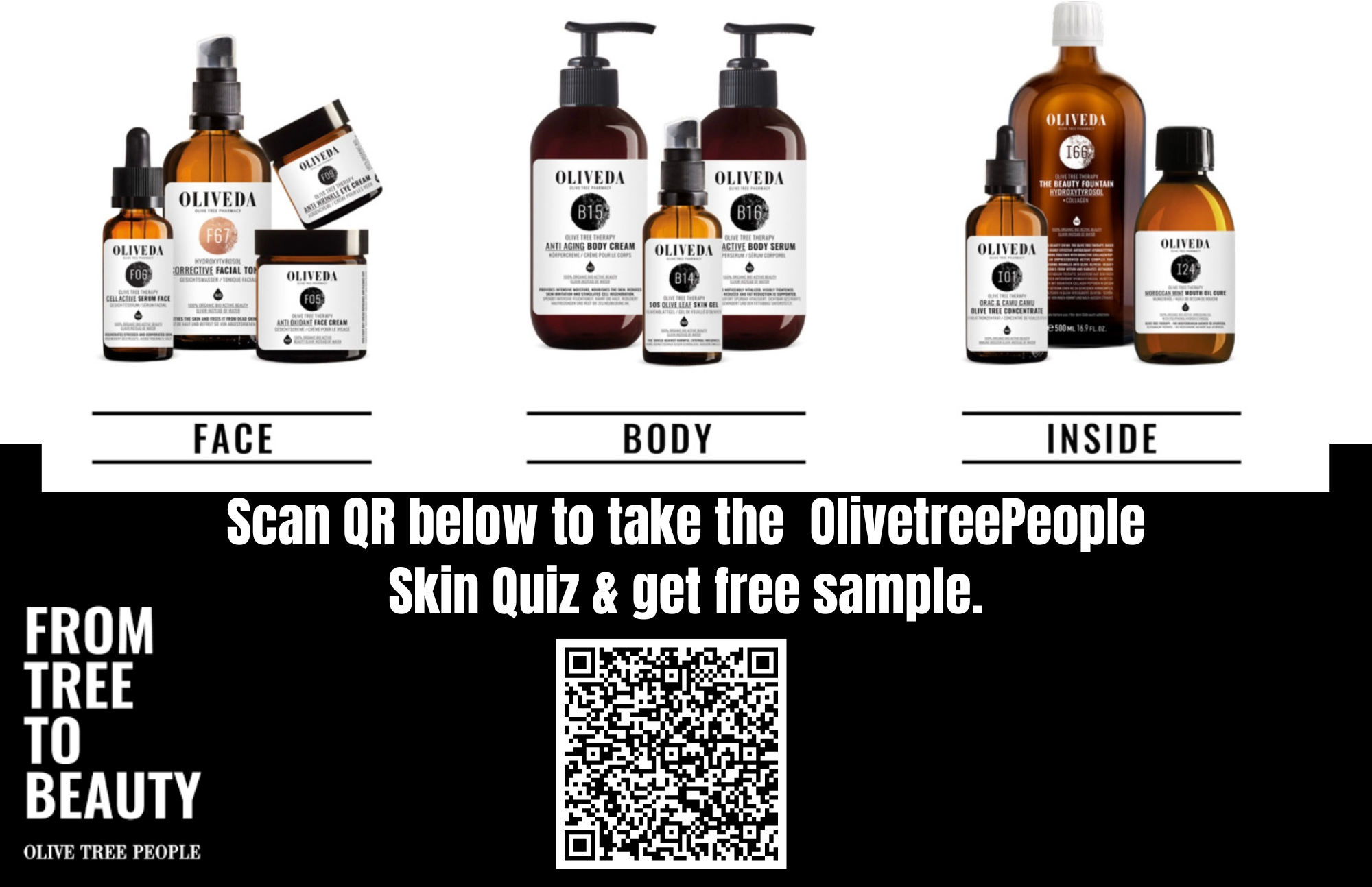 Take the OlivetreePeople Skin Quiz & get free sample.